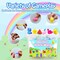 120-Pack Mochi Squishy Toys – Mini Kawaii Squishies for Kids, Party Favors, Classroom Prizes, Stress Relief Toys, Easter Basket Stuffers & Fillers with Storage Box